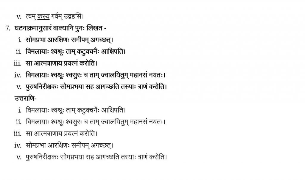 NCERT Solutions Class 9 Sanskrit Shemushi Somprabham