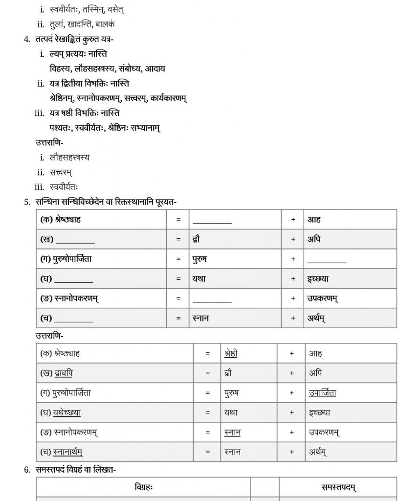NCERT Solutions Class 9 Sanskrit Shemushi Lohtula
