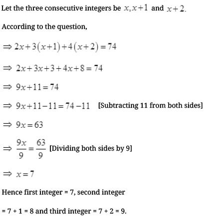 NCERT Solutions Class 8 Mathematics Linear Equations in One Variable