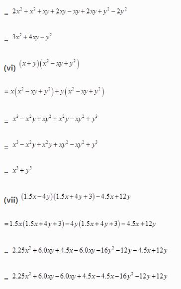 NCERT Solutions Class 8 Mathematics Algebraic Expressions And Identities