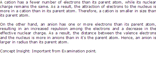 NCERT Solutions Class 11 Chemistry Classification of Elements and Periodicity in Properties