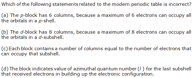 NCERT Solutions Class 11 Chemistry Classification of Elements and Periodicity in Properties