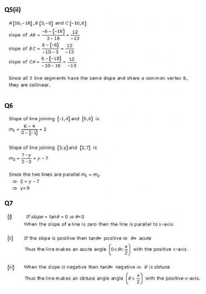 NCERT Solutions Class 11 Mathematics RD Sharma The Straight Lines-