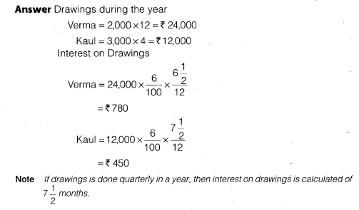 NCERT Solutions Class 12 Accountancy Chapter 2 Accounting for Partnership Basic Concepts Do it Yourself 2 Q3