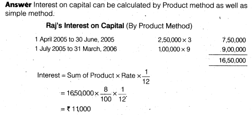 NCERT Solutions Class 12 Accountancy Chapter 2 Accounting for Partnership Basic Concepts Numerical Problems Q22