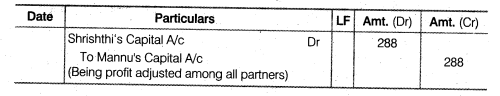 NCERT Solutions Class 12 Accountancy Chapter 2 Accounting for Partnership Basic Concepts Numerical Problems Q38.3