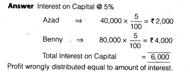 NCERT Solutions Class 12 Accountancy Chapter 2 Accounting for Partnership Basic Concepts Numerical Problems Q40