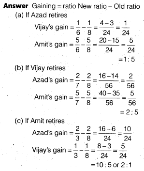 NCERT Solutions Class 12 Accountancy Chapter 4 Reconstitution of a Partnership Firm – Retirement Death of a Partner NCERT Solutions Class 12 Accountancy - DO IT YOURSELF I Q3