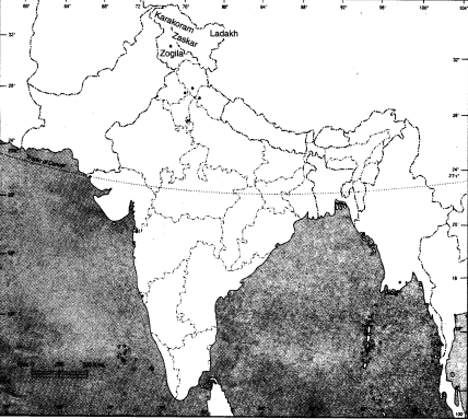 NCERT Solutions Class 7 social Science our environment maps