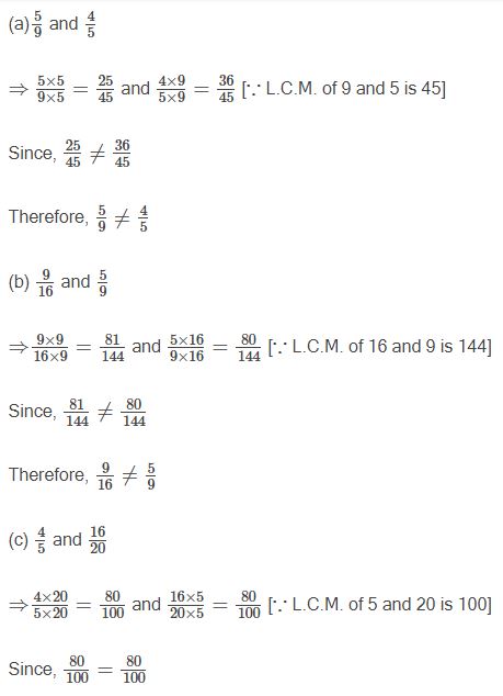 NCERT Solutions Class 6 Mathematics Fractions