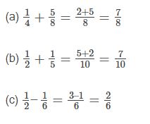 NCERT Solutions Class 6 Mathematics Fractions