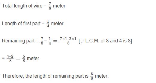 NCERT Solutions Class 6 Mathematics Fractions