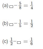 NCERT Solutions Class 6 Mathematics Fractions