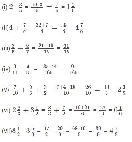 NCERT Solutions Class 7 Mathematics Fractions and Decimals