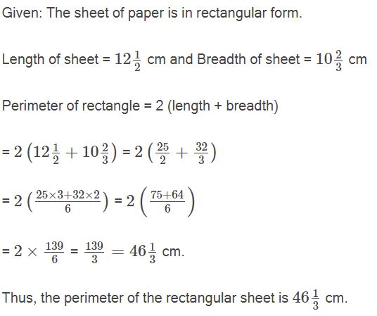 NCERT Solutions Class 7 Mathematics Fractions and Decimals