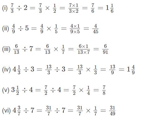 NCERT Solutions Class 7 Mathematics Fractions and Decimals