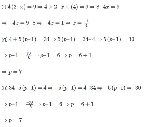 NCERT Solutions Class 7 Mathematics Simple Equations