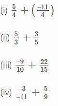 NCERT Solutions Class 7 Mathematics Rational Numbers
