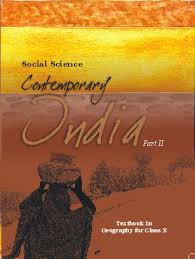 NCERT Solutions Class 10 Social Science Contemporary India Textbook