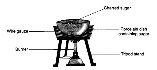 NCERT Solutions Class 6 Science Changes around us happens when sugar is heated