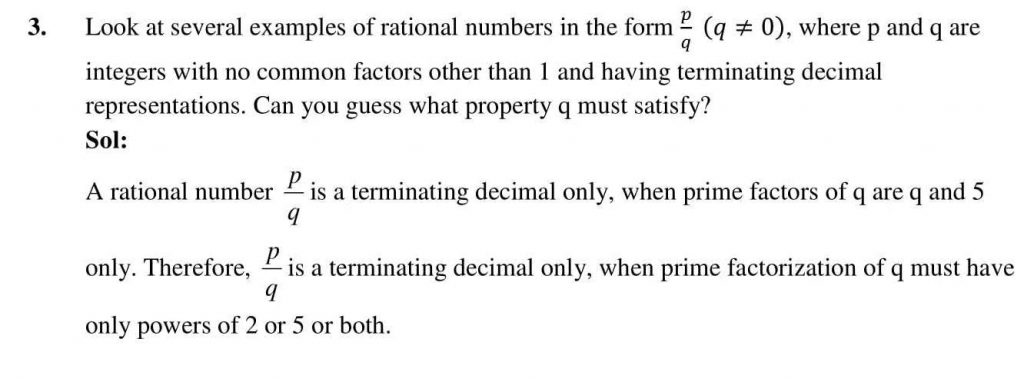 NCERT Solutions Class 9 Mathematics RD Sharma Number system