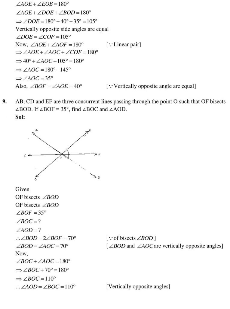 NCERT Solutions Class 9 Mathematics RD Sharma Co-ordinate Geometry