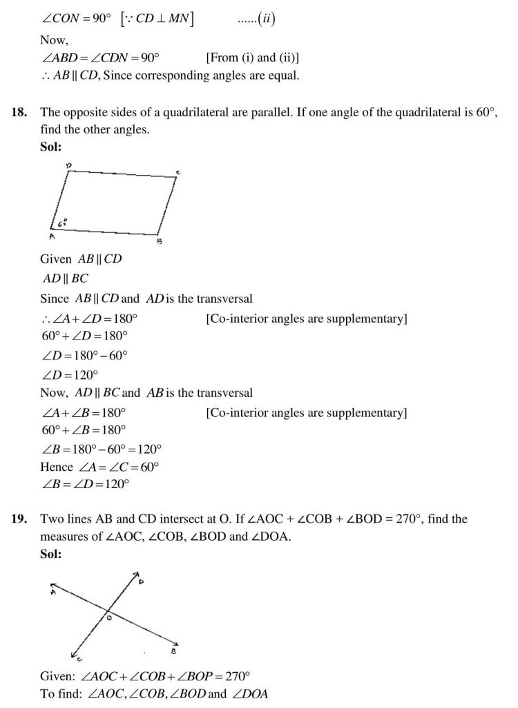 NCERT Solutions Class 9 Mathematics RD Sharma Co-ordinate Geometry