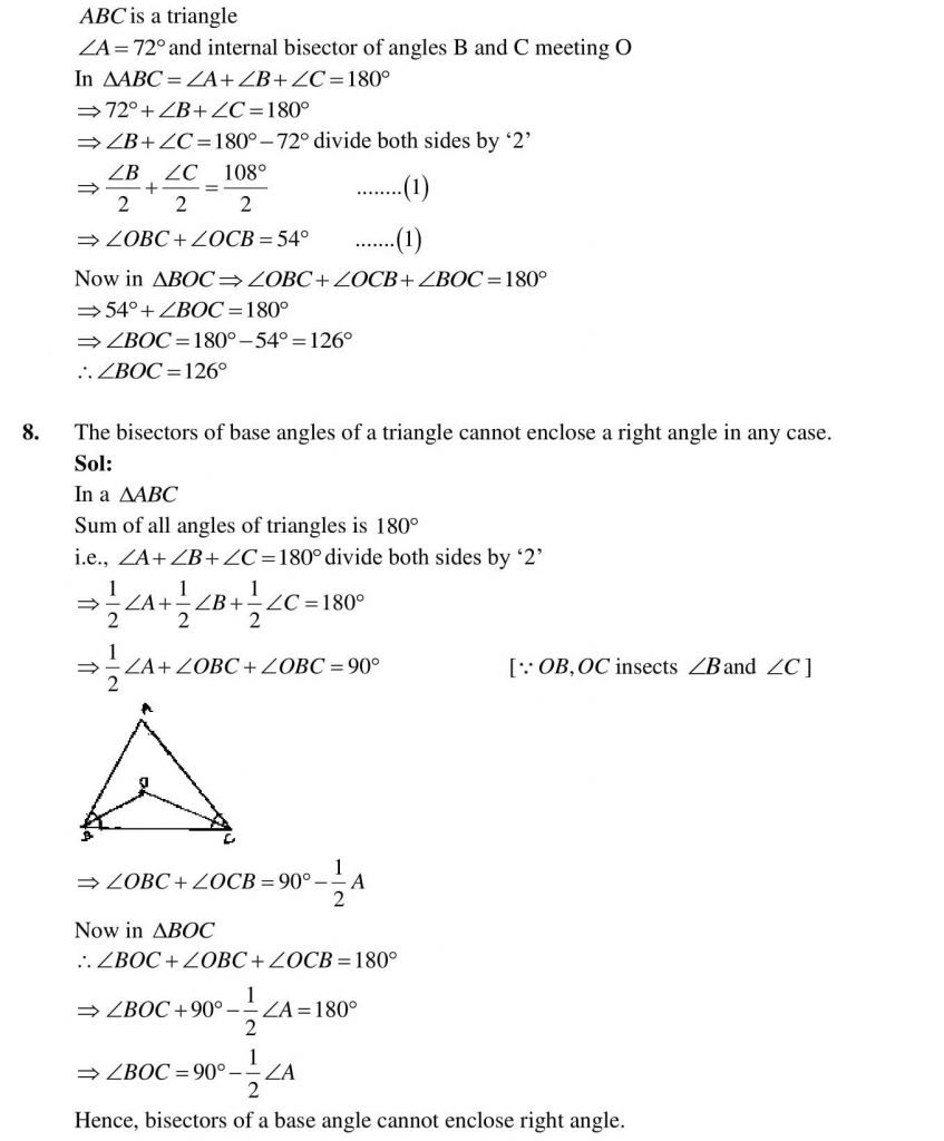 NCERT Solutions Class 9 Mathematics RD Sharma Introduction to Euclids Geometry