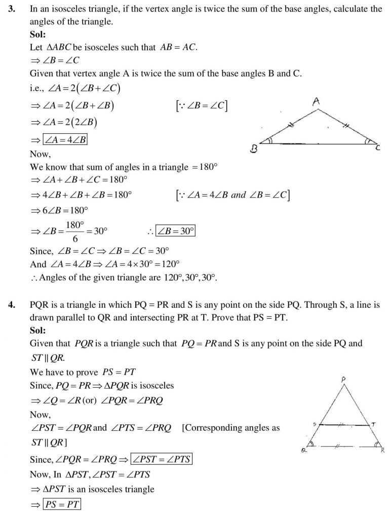 NCERT Solutions Class 9 Mathematics RD Sharma Lines And Angles