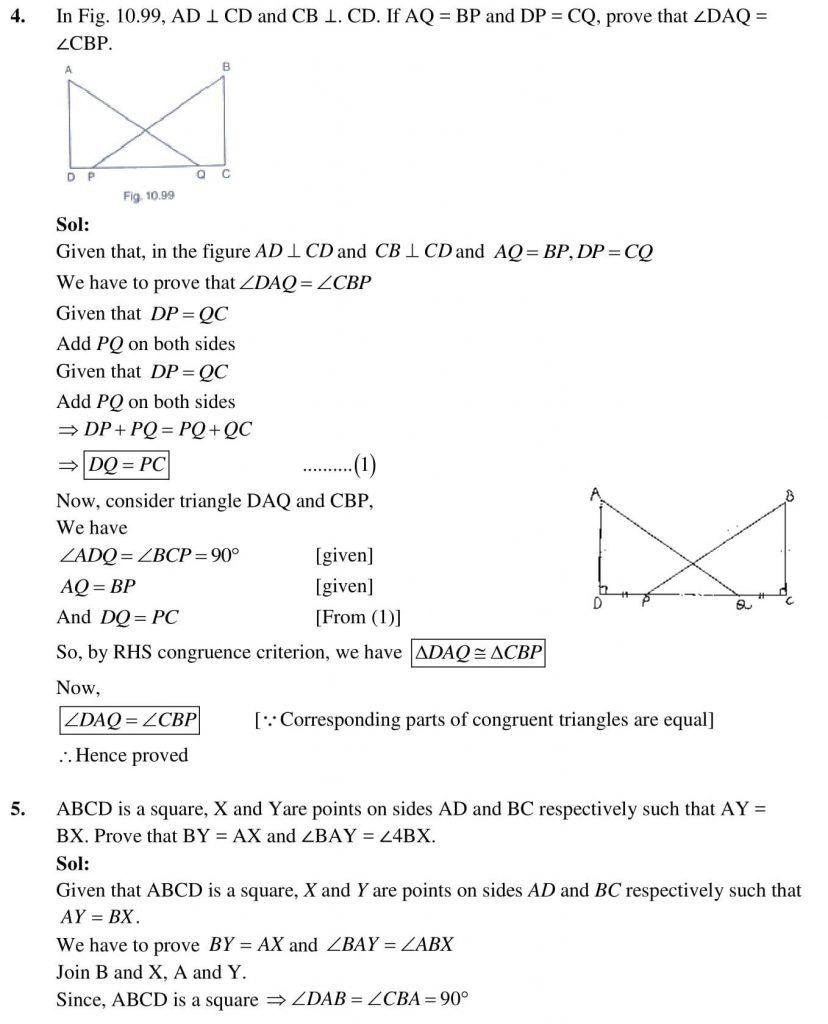 NCERT Solutions Class 9 Mathematics RD Sharma Lines And Angles