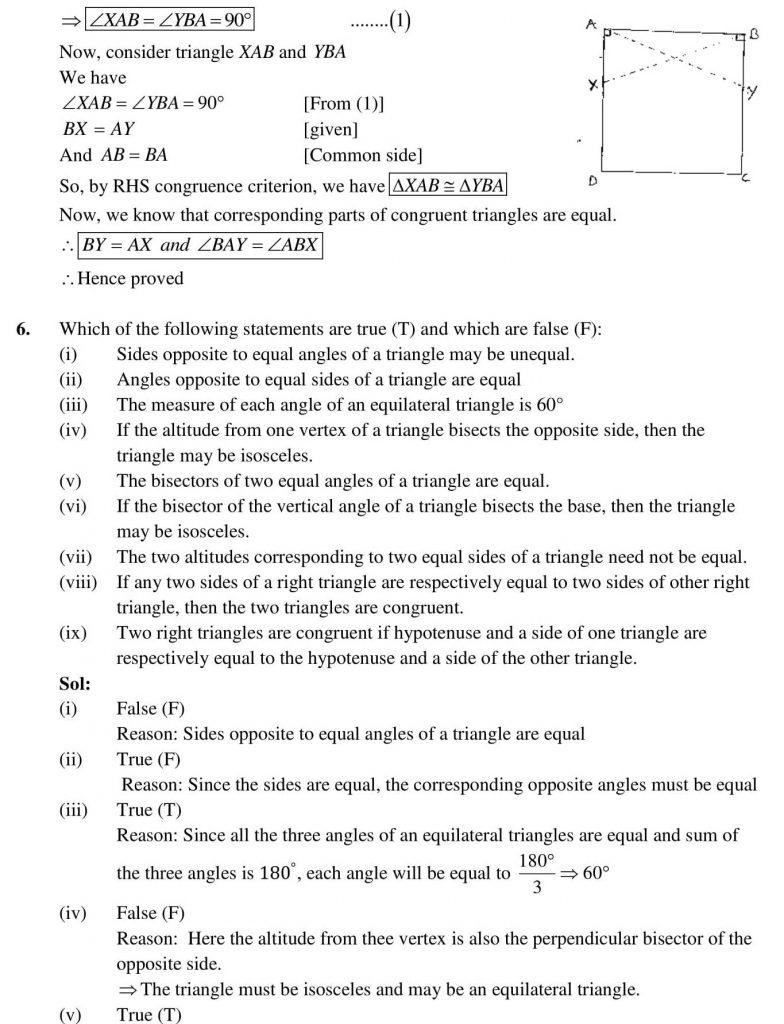 NCERT Solutions Class 9 Mathematics RD Sharma Lines And Angles