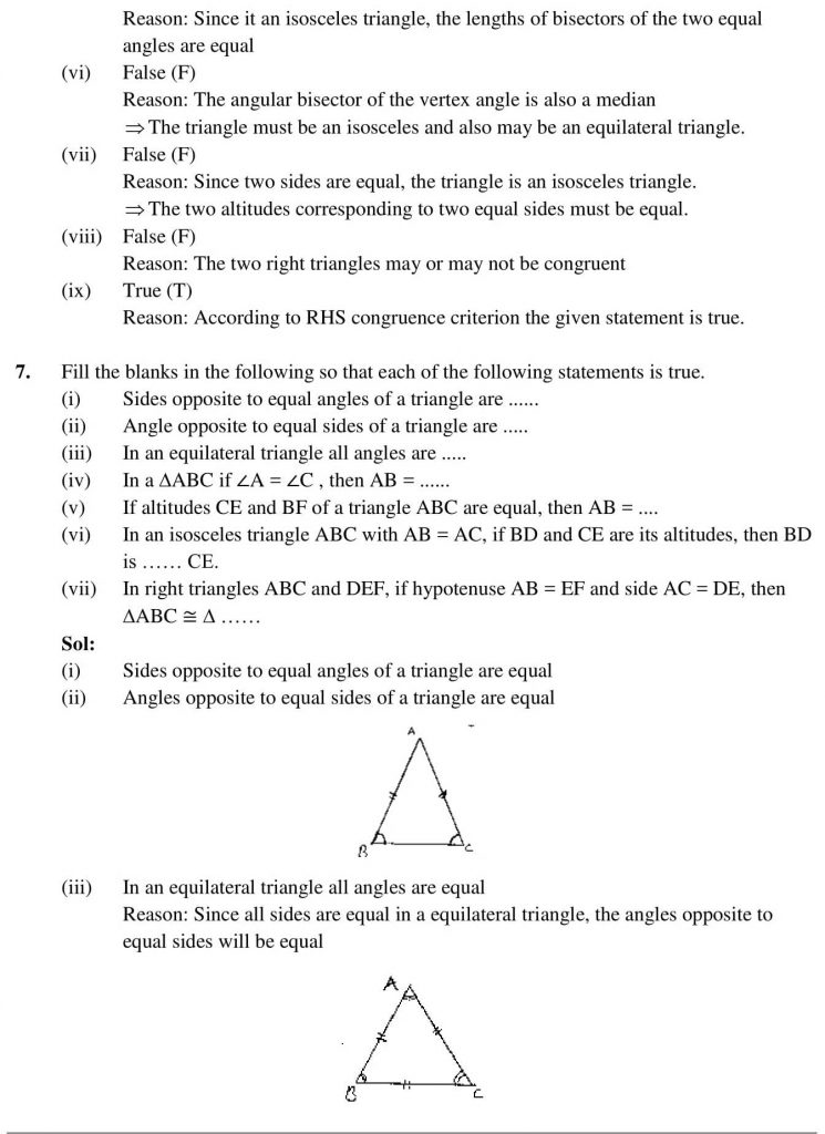 NCERT Solutions Class 9 Mathematics RD Sharma Lines And Angles