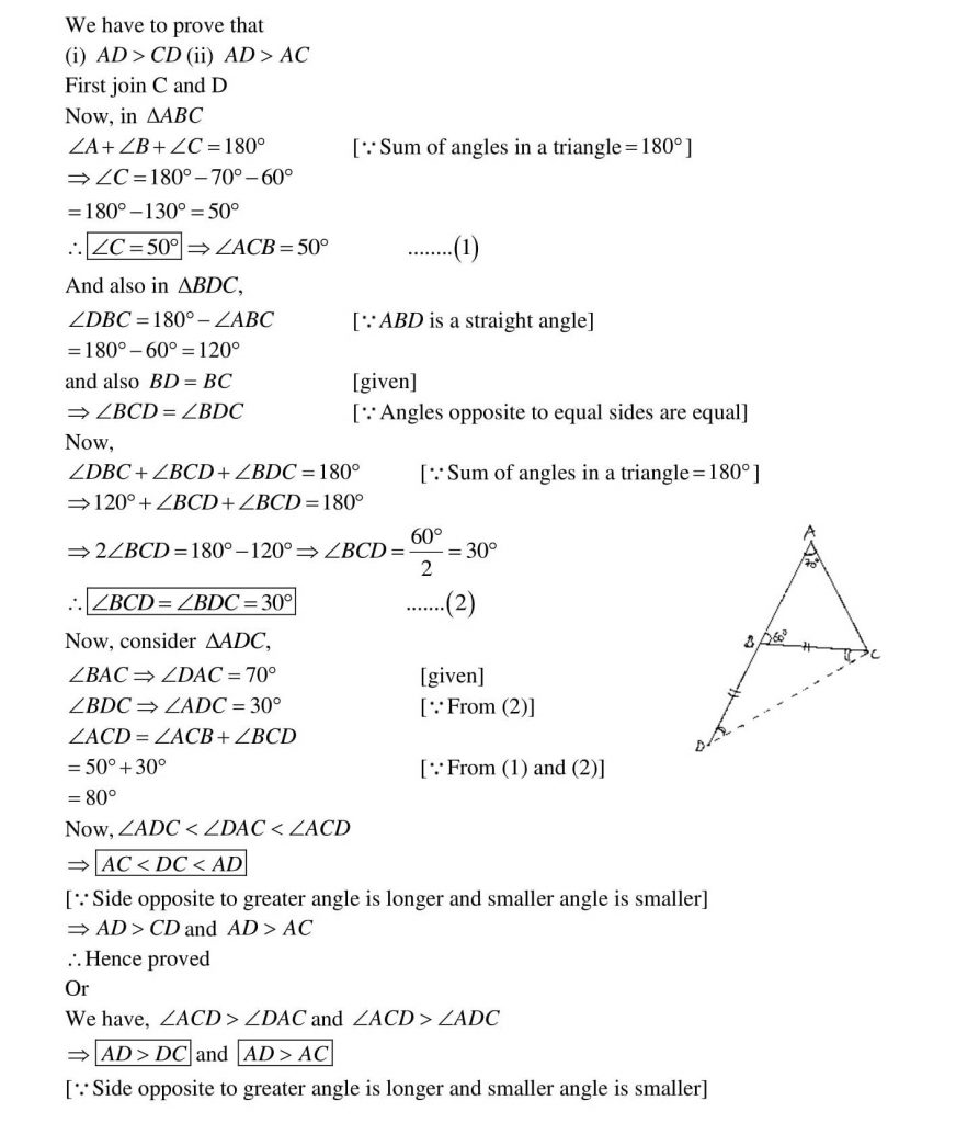 NCERT Solutions Class 9 Mathematics RD Sharma Lines And Angles