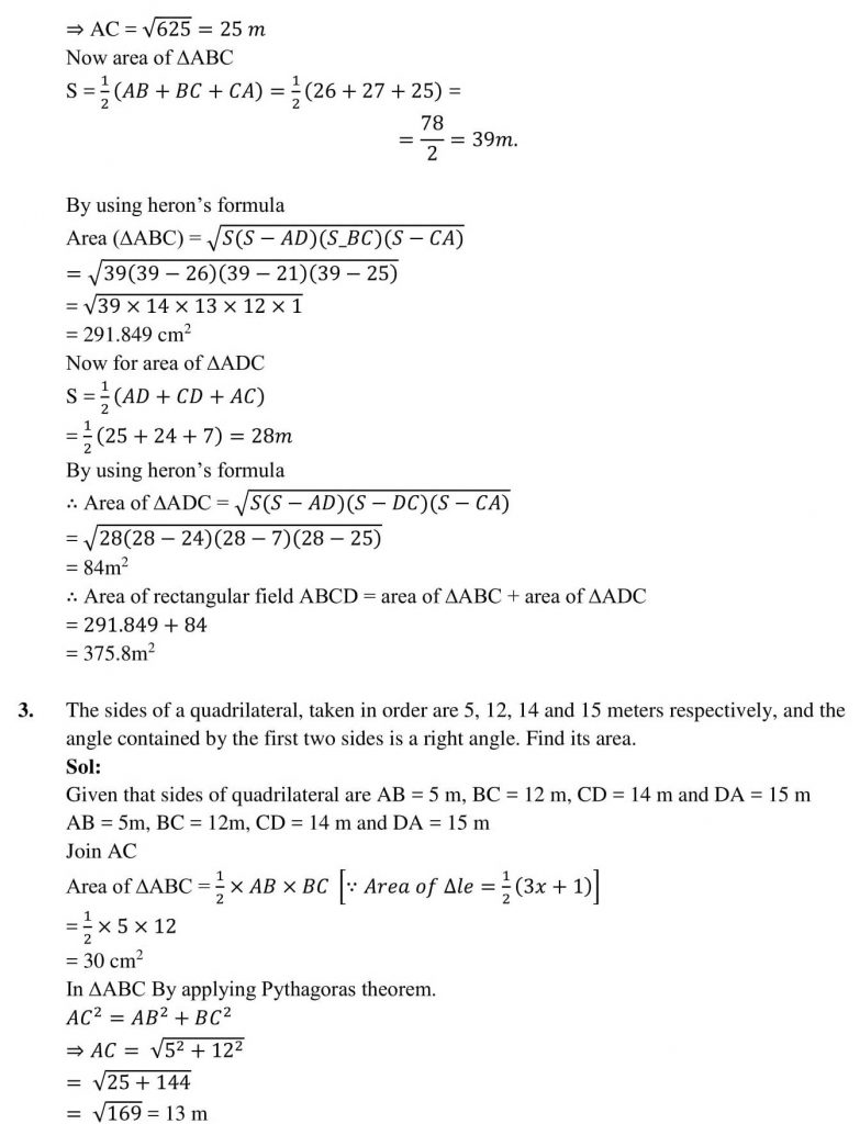NCERT Solutions Class 9 Mathematics RD Sharma Congruent Triangles