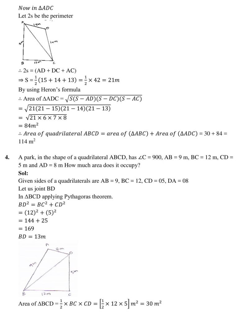 NCERT Solutions Class 9 Mathematics RD Sharma Congruent Triangles