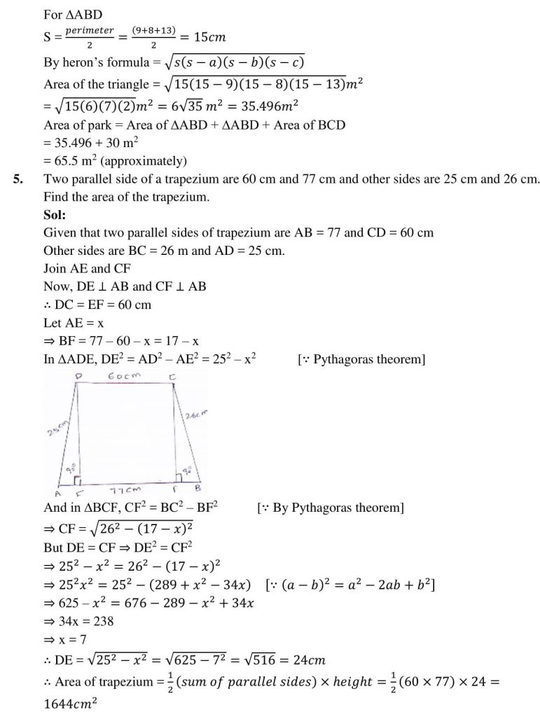 NCERT Solutions Class 9 Mathematics RD Sharma Congruent Triangles