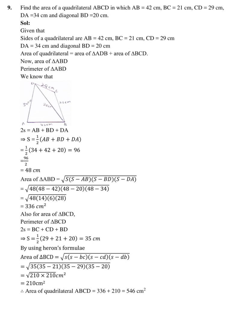 NCERT Solutions Class 9 Mathematics RD Sharma Congruent Triangles
