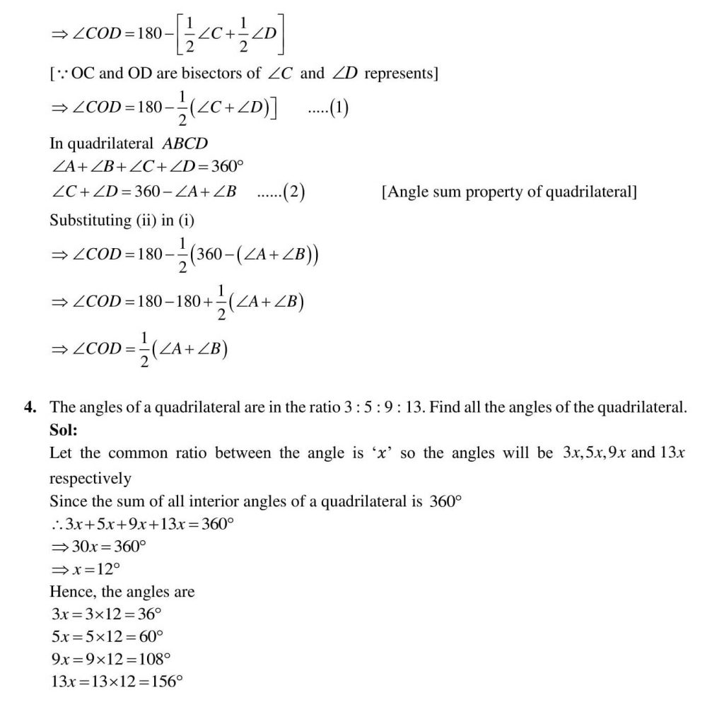 NCERT Solutions Class 9 Mathematics RD Sharma Areas of Parallelograms and Triangles