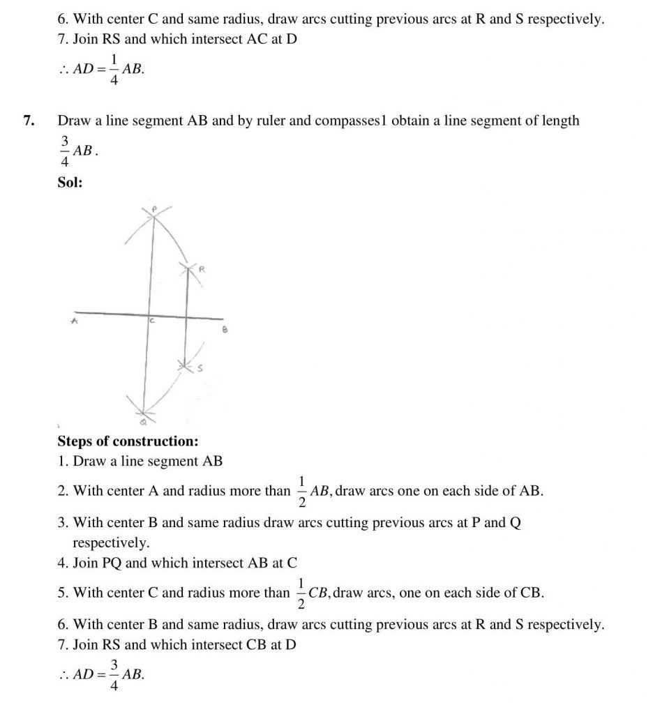 NCERT Solutions Class 9 Mathematics RD Sharma Constructions