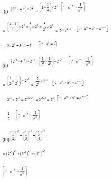 NCERT Solutions Class 8 Mathematics Exponents and Powers