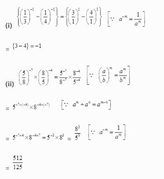 NCERT Solutions Class 8 Mathematics Exponents and Powers