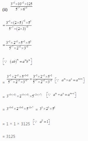 NCERT Solutions Class 8 Mathematics Exponents and Powers