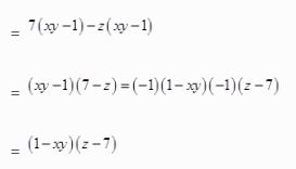 NCERT Solutions Class 8 Mathematics Factorisation