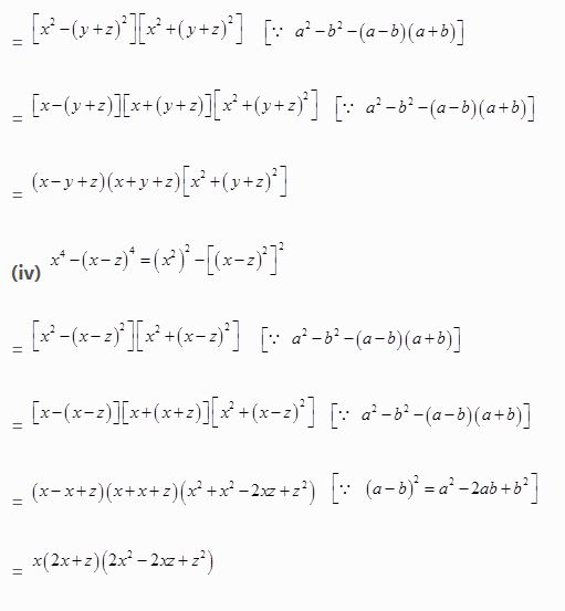 NCERT Solutions Class 8 Mathematics Factorisation