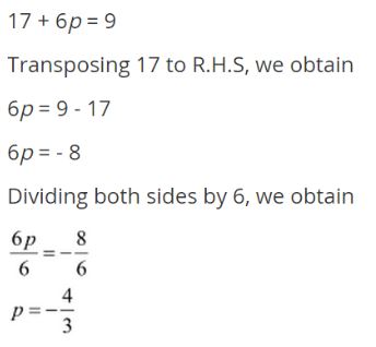 NCERT Solutions Class 8 Mathematics Linear Equations in One Variable
