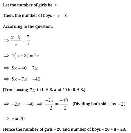 NCERT Solutions Class 8 Mathematics Linear Equations in One Variable