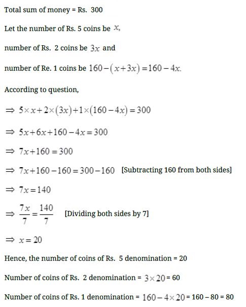 NCERT Solutions Class 8 Mathematics Linear Equations in One Variable