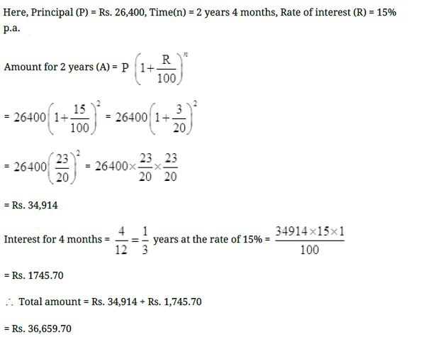 NCERT Solutions Class 8 Mathematics Comparing Quantities