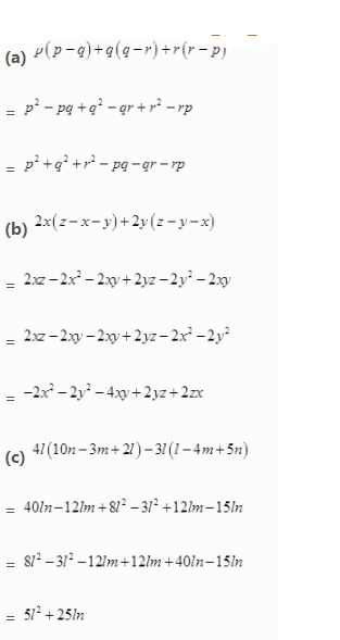 NCERT Solutions Class 8 Mathematics Algebraic Expressions And Identities