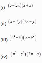NCERT Solutions Class 8 Mathematics Algebraic Expressions and Identities